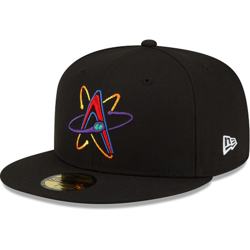 New Era  Albuquerque Isotopes Pitch Black 2022 59FIFTY Fitted Hat