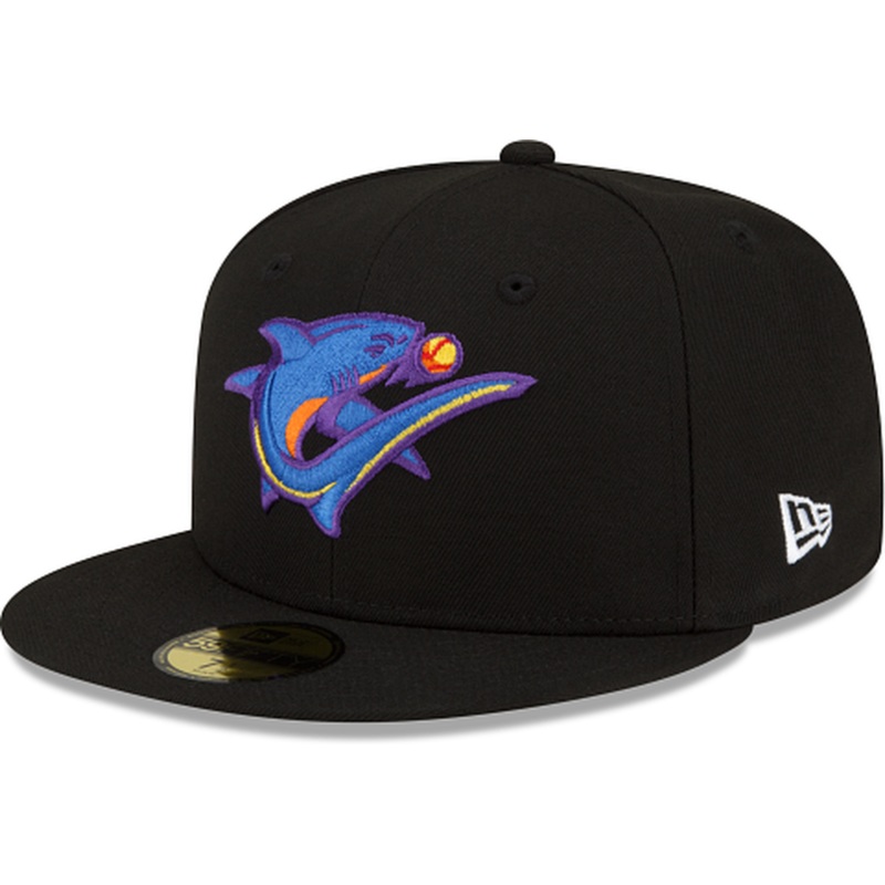 New Era  Clearwater Threshers Pitch Black 2022 59FIFTY Fitted Hat