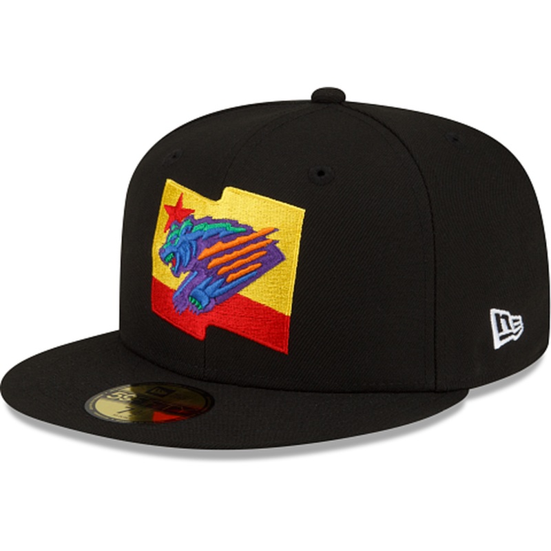 New Era  Fresno Grizzlies Pitch Black 2022 59FIFTY Fitted Hat