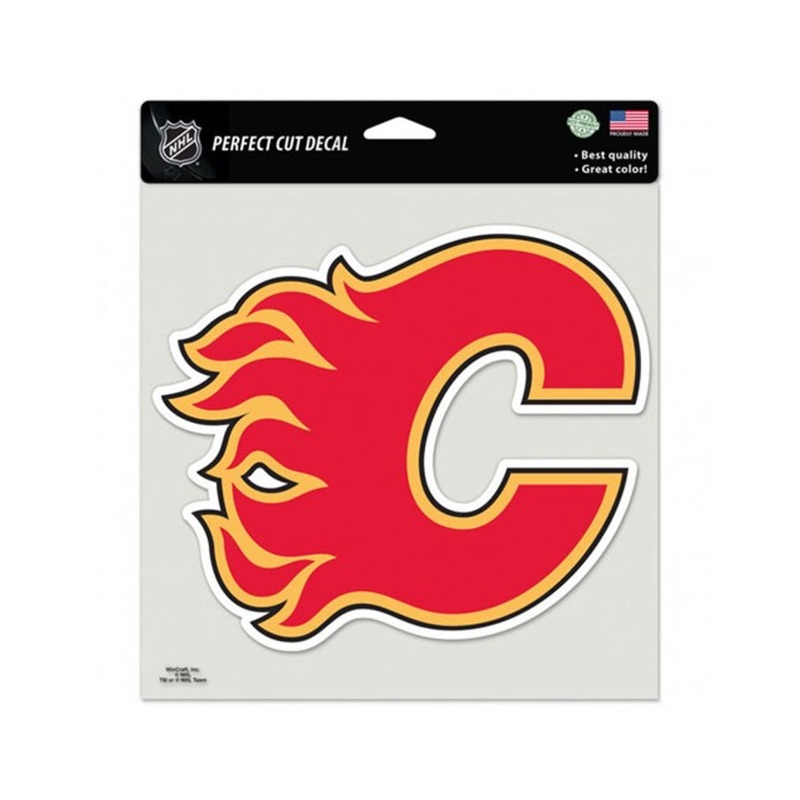 NHL Calgary Flames Wincraft 8×8 Car Decal