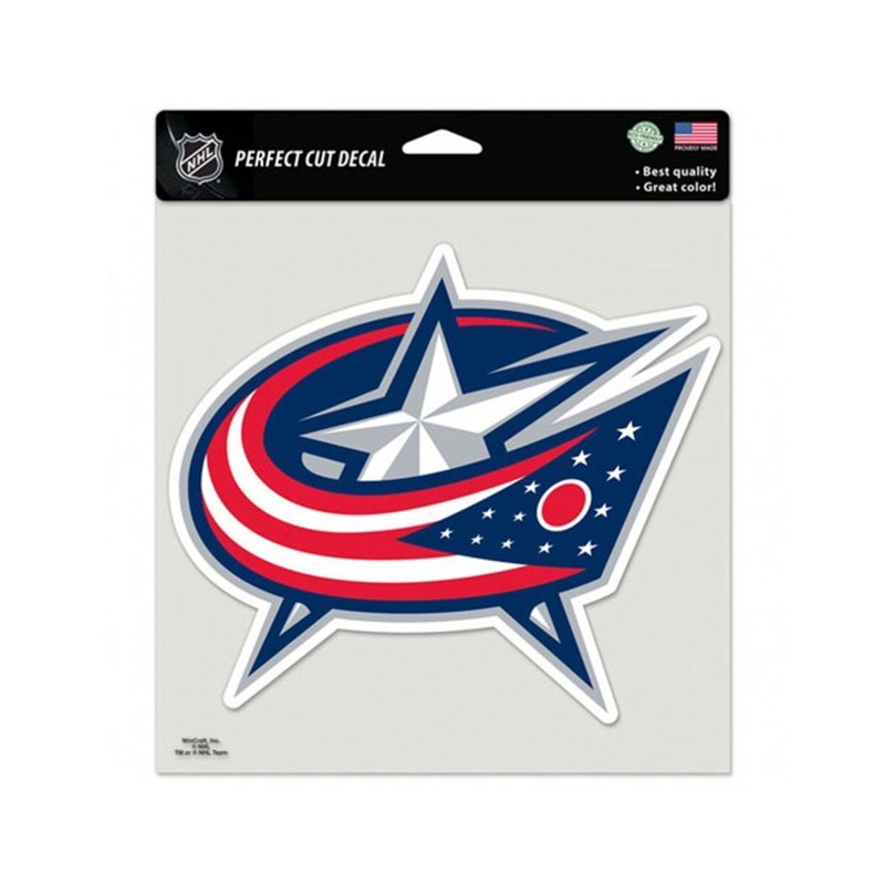 NHL Columbus Blue Jackets Wincraft 8×8 Car Decal