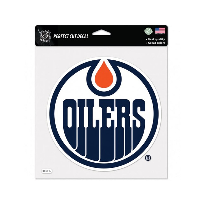 NHL Edmonton Oilers Wincraft 8×8 Car Decal