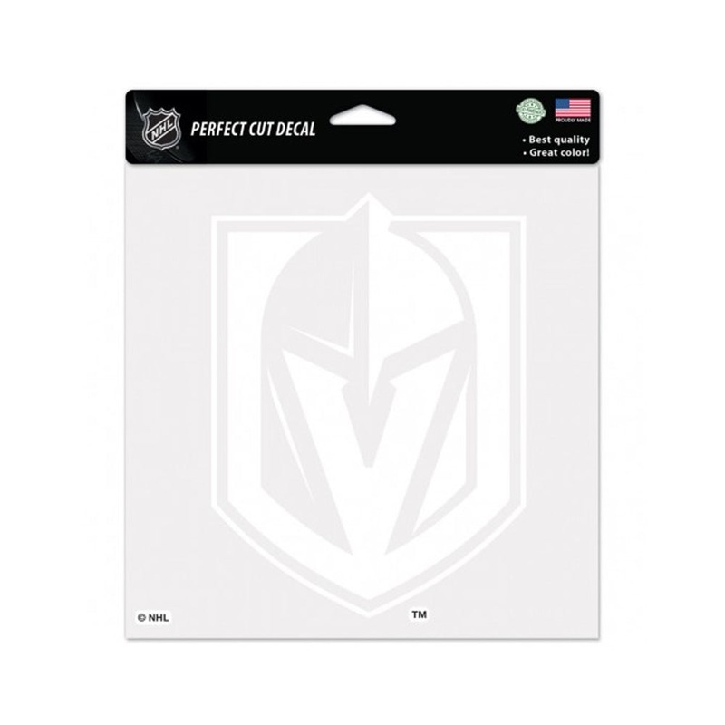 NHL Las Vegas Golden Knights Wincraft 8×8 Car Decal – White