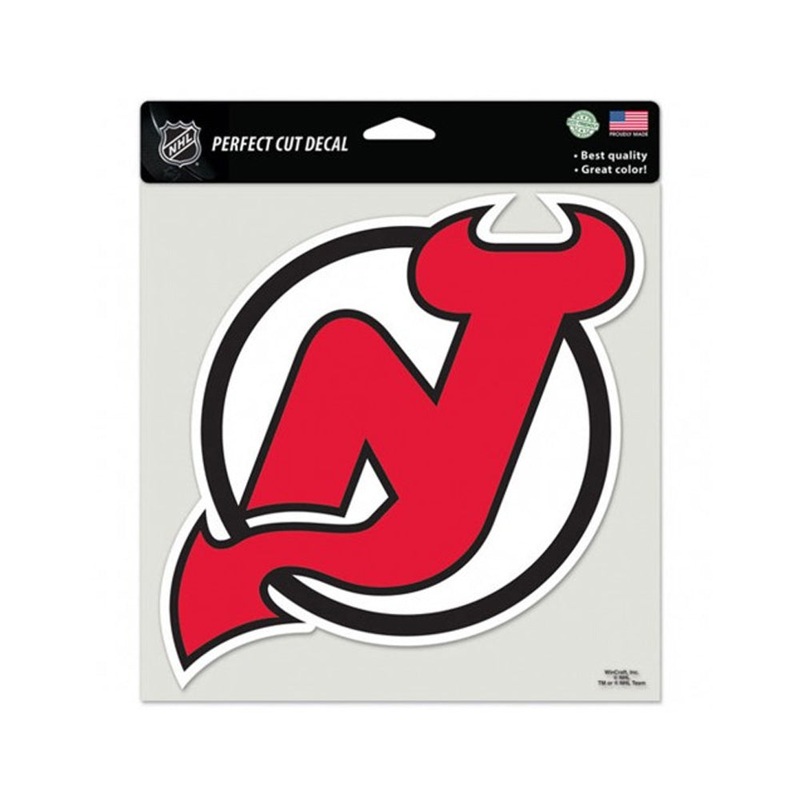 NHL New Jersey Devils Wincraft 8×8 Car Decal