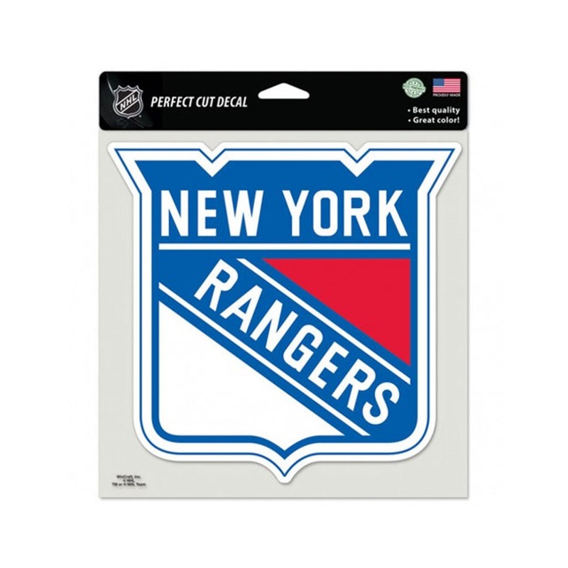 NHL New York Rangers Wincraft 8×8 Car Decal