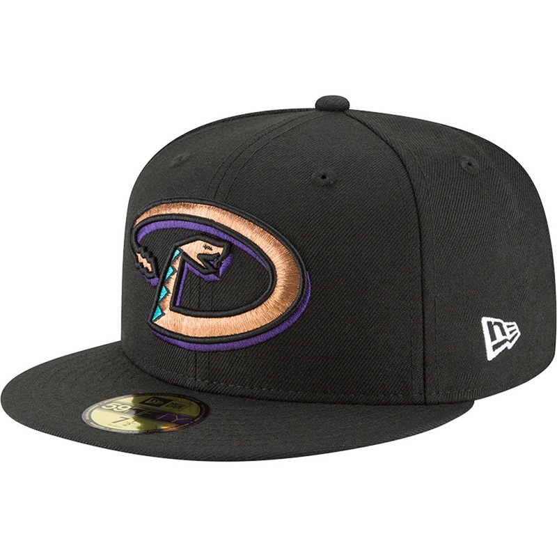MLB Arizona Diamondbacks New Era Cooperstown 59FIFTY Fitted Hat – Black