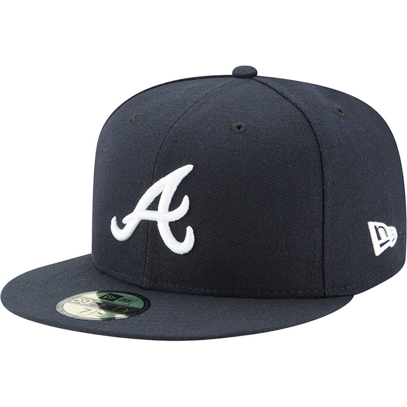MLB Atlanta Braves New Era Authentic Collection Road On-Field 59FIFTY Fitted Hat