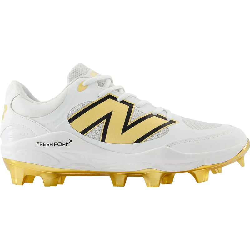 New Balance Fresh Foam 3000v7 Molded Cleats  Black/White (PL3000)