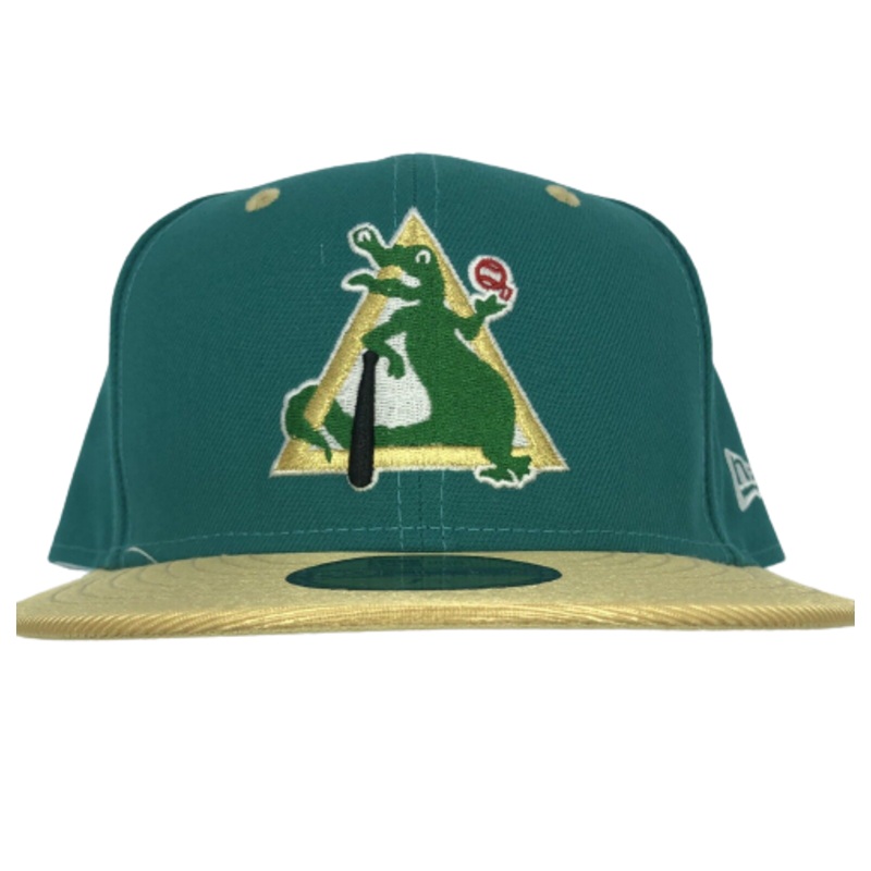 New Era Beaumont Golden Gators Dark Green/Vegas Gold 59FIFTY Fitted Hat