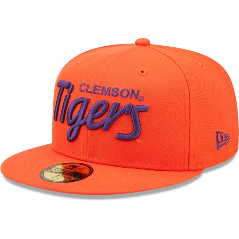 New Era Clemson Tigers Orange Griswold 59FIFTY Fitted Hat