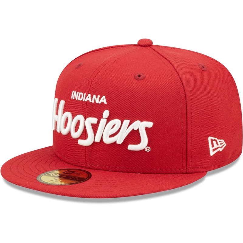 New Era Indiana Hoosiers Crimson Griswold 59FIFTY Fitted Hat