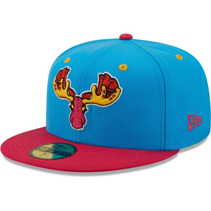 New Era Light Blue Alces de Maine Copa De La Diversion 59FIFTY Fitted Hat