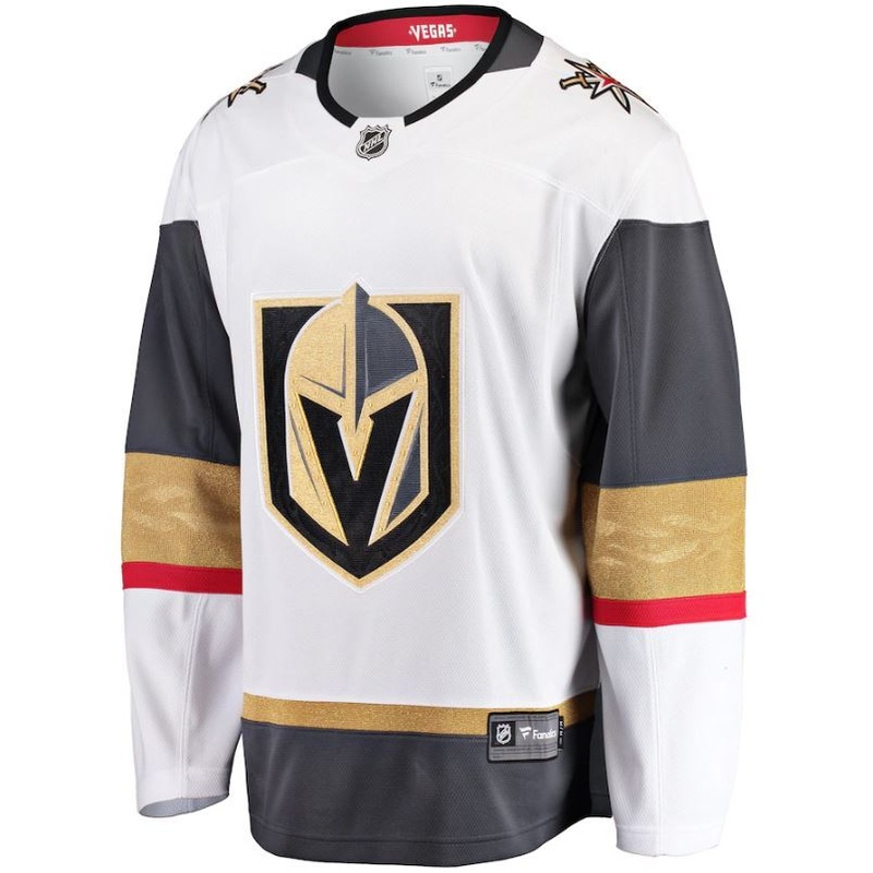 NHL Vegas Golden Knights Fanatics Away Breakaway Jersey – White