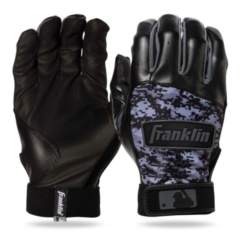 YOUTH – Franklin Digitek Batting Glove – Black / Camo
