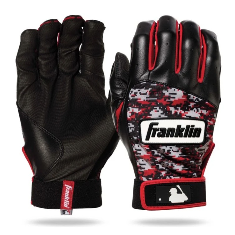 YOUTH – Franklin Digitek Batting Glove  Red-Camo