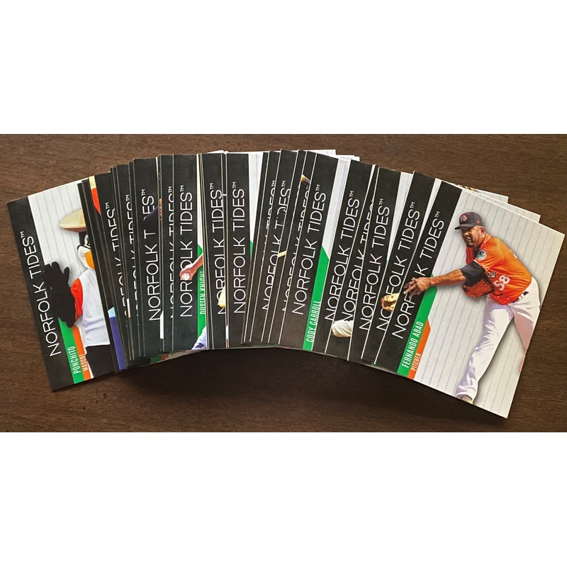 2021 Norfolk Tides Team Set # 1