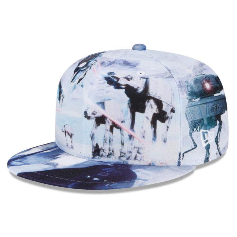 New Era Star Wars Empire Strikes Back Hoth Battle 59FIFTY Fitted Hat