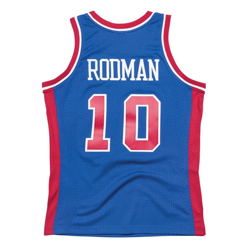 NBA Detroit Piston Dennis Rodman Mitchell & Ness ’88 Retro Swingman Jersey