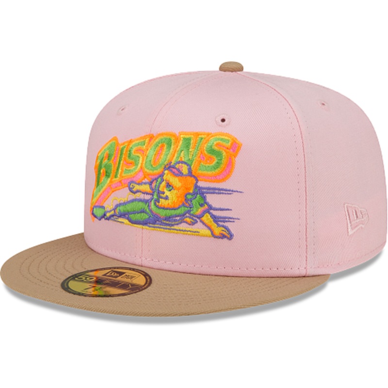 New Era Buffalo Bisons Sherbet 2022 59FIFTY Fitted Hat
