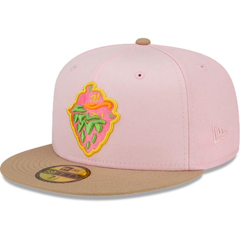 New Era Hillsboro Hops Sherbet 2022 59FIFTY Fitted Hat