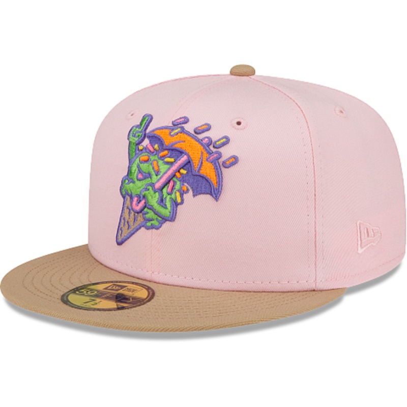 New Era Lehigh Valley Ironpigs Sherbet 2022 59FIFTY Fitted Hat