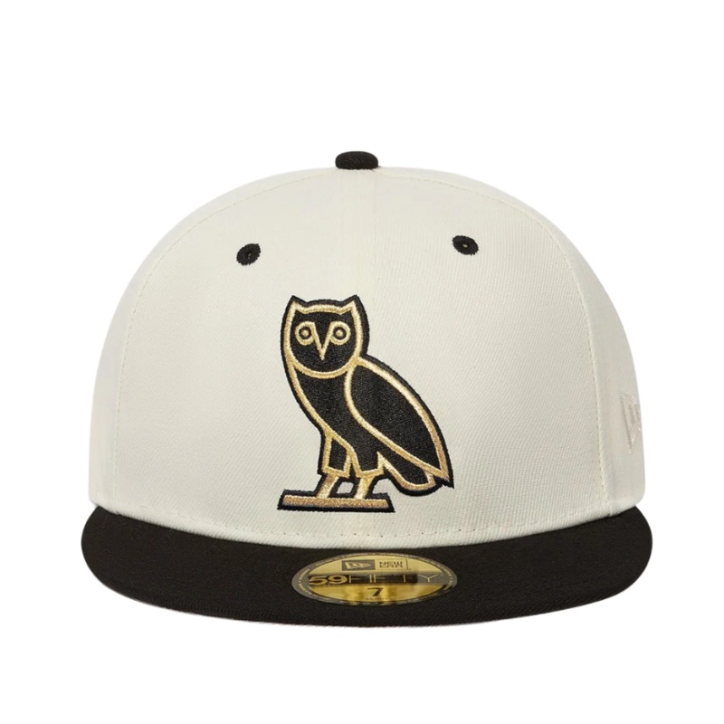 New Era Og Owl White 59FIFTY Fitted Cap