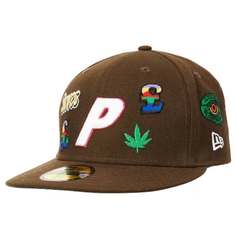 New Era x Palace Jesus Dark Brown 59FIFTY Fitted Hat