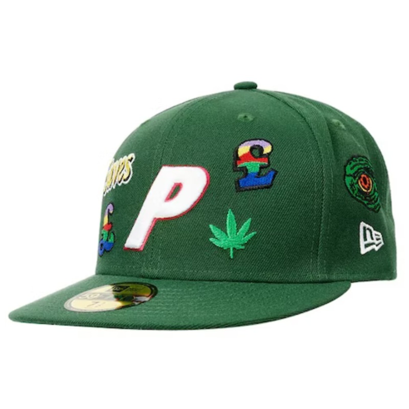 New Era x Palace Jesus Dark Green 59FIFTY Fitted Hat