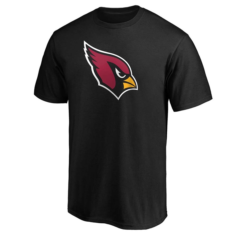 NFL Arizona Cardinals Fanatics Logo T-Shirt – Black