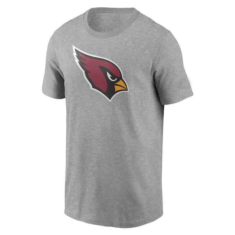 NFL Arizona Cardinals Fanatics Logo T-Shirt – Gray