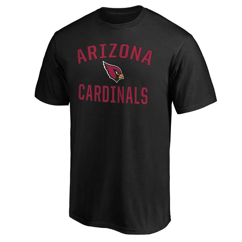 NFL Arizona Cardinals Fanatics Victory Arch T-Shirt – Black