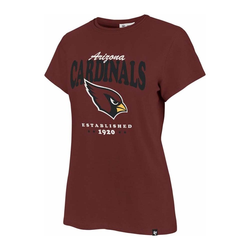 NFL Arizona Cardinals Women’s ’47 Rally Cry Franklin T-Shirt – Red