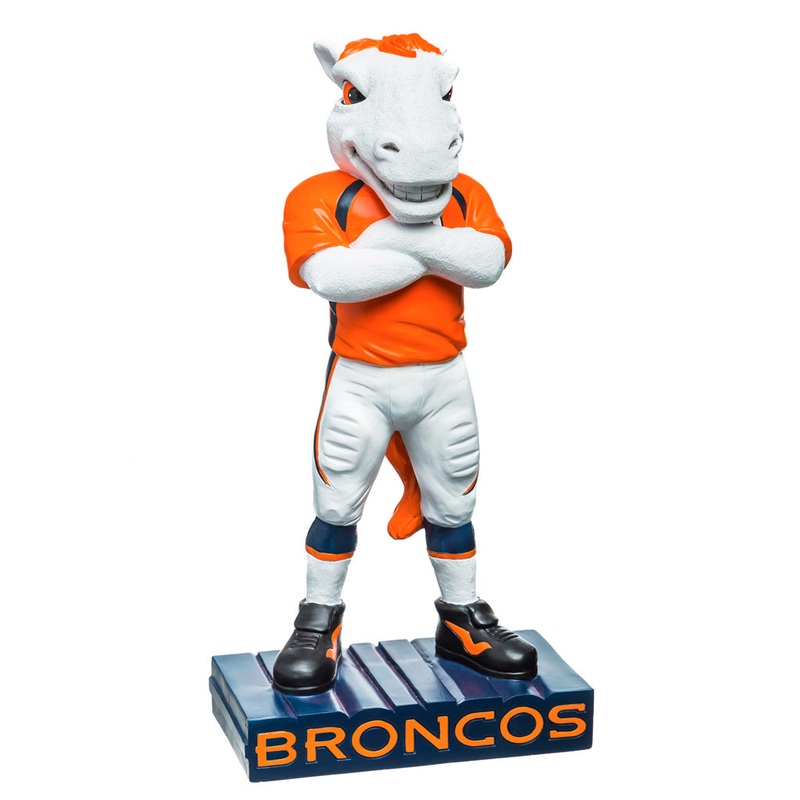 NFL Denver Broncos Evergreen 16″ Mascot Statue