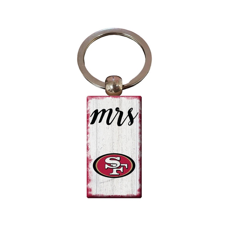 NFL San Francisco 49ers Fan Creations Mrs Keychain