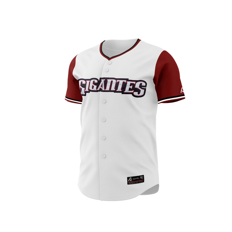 Official Gigantes del Cibao Full Button Jersey  Authentic LIDOM Gear