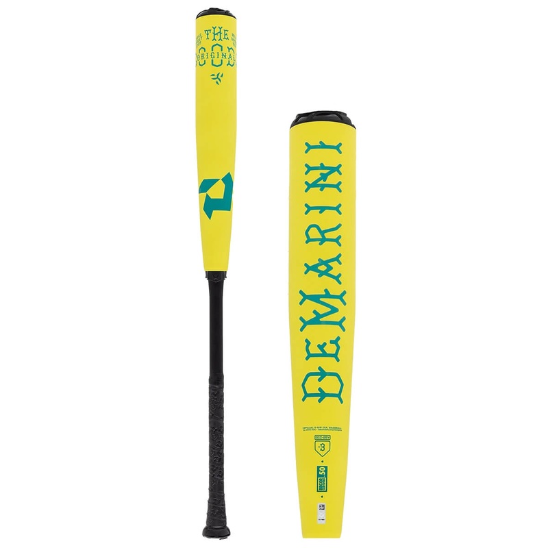 2025 DeMarini The Goods Shock Factor Neon Yellow BBCOR Baseball Bat: WBD2563010