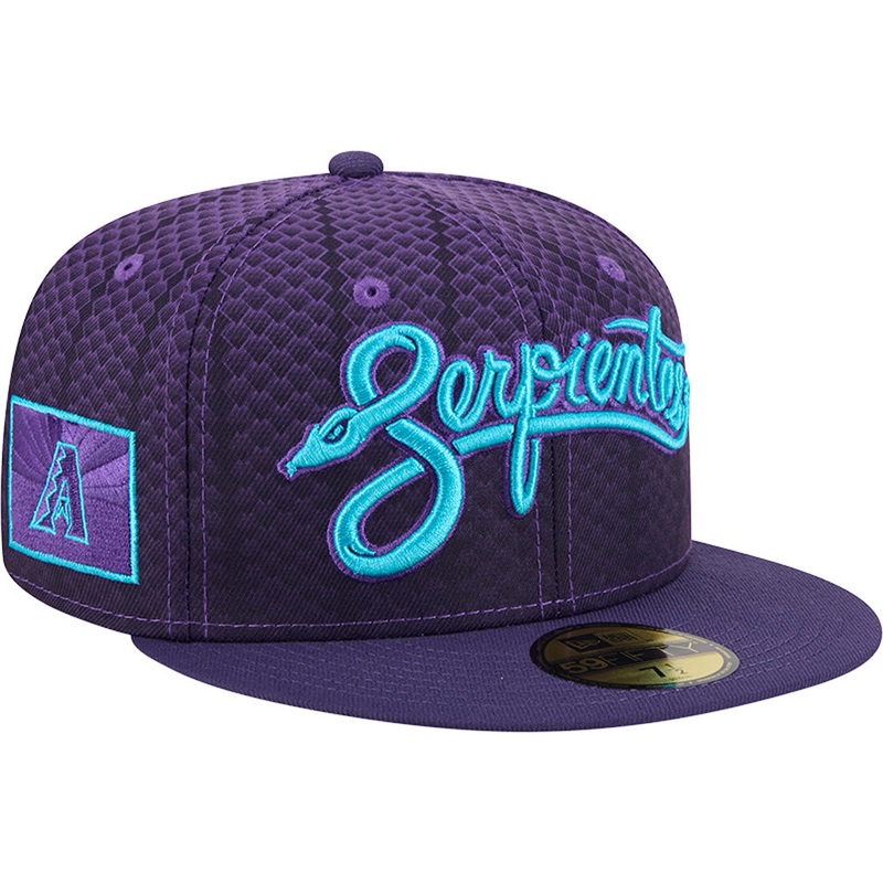 MLB Arizona Diamondbacks New Era 2025 City Connect Fan Pack-573 59FIFTY Fitted Hat – Purple