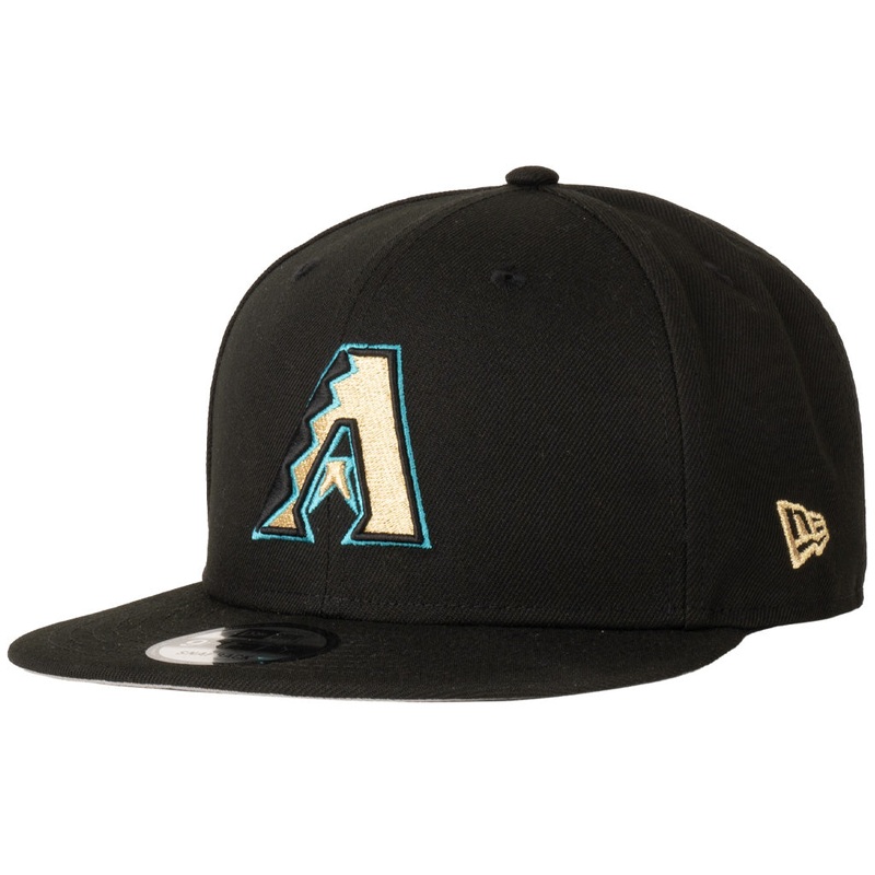 MLB Arizona Diamondbacks New Era Team Gold Refresh 9FIFTY Snapback Hat – Black