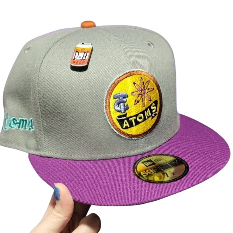 New Era Tri-City Atoms “The Simpsons” Inspired 59FIFTY Fitted Hat