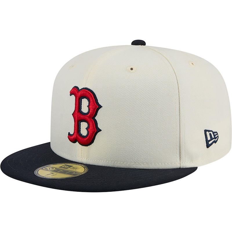 MLB Boston Red Sox New Era Two-Tone Chrome OTC 59FIFTY Fitted Hat – Chrome
