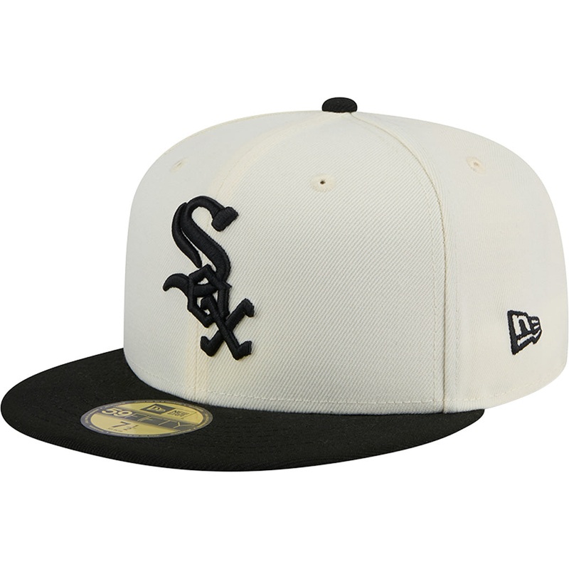 MLB Chicago White Sox New Era Two-Tone Chrome OTC 59FIFTY Fitted Hat – Chrome