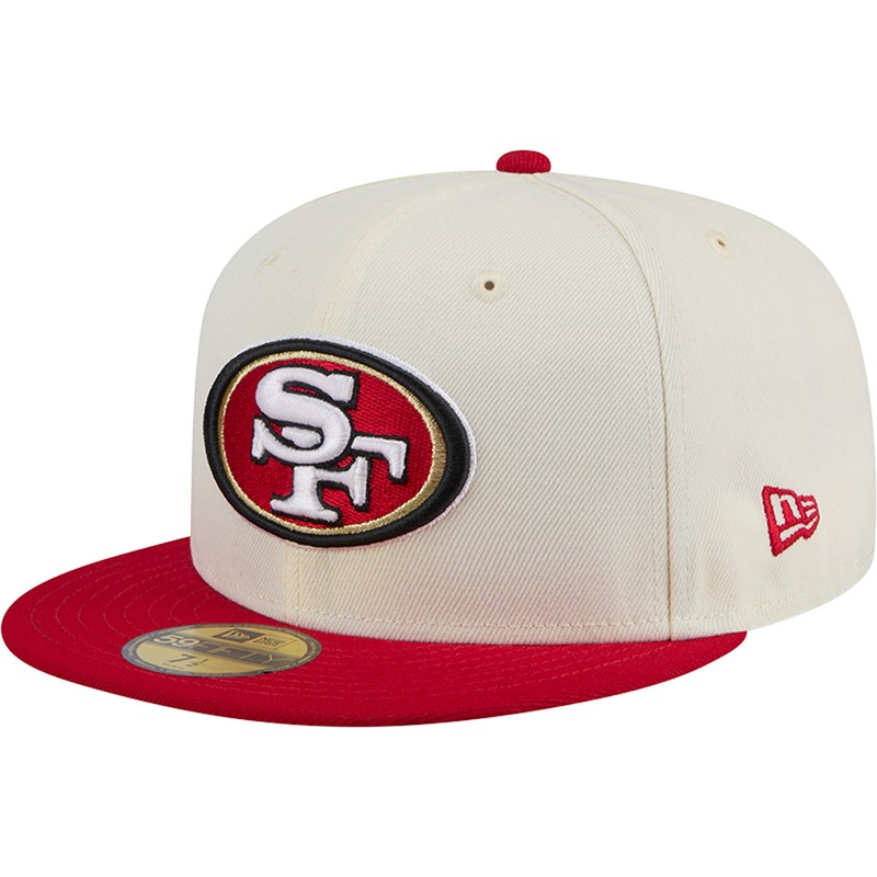 NFL San Francisco 49ers New Era Two-Tone Chrome OTC 59FIFTY Fitted Hat – Chrome