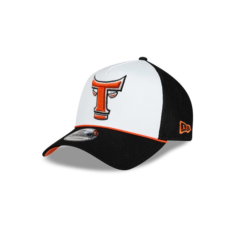 Toros del Este New Era 9FORTY A-Frame Adjustable Hat – White/Black/Orange