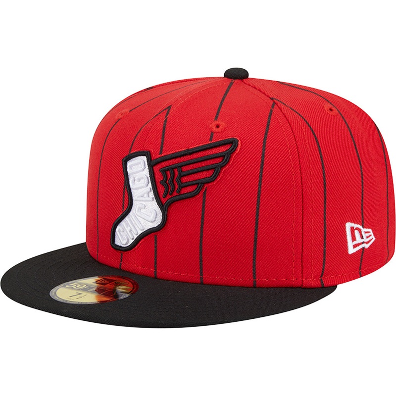 MLB Chicago White Sox New Era 2025 City Connect Authentic Collection 59FIFTY Fitted Hat – Red