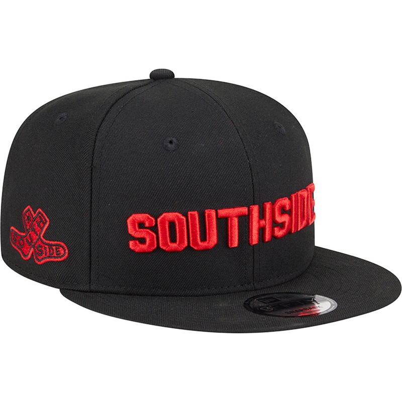 MLB Chicago White Sox New Era 2025 City Connect Fan Pack 9FIFTY Snapback Hat – Black