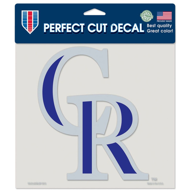 MLB Colorado Rockies Team Wincraft 8×8 Car Decal