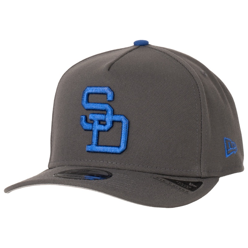 MLB San Diego Padres New Era Azurite 9FIFTY A-Frame Snapback Hat – Graphite
