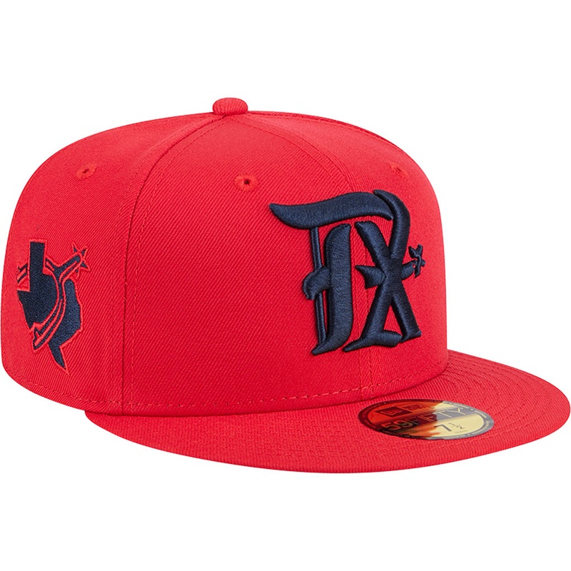MLB Texas Rangers New Era City Connect Fan Pack 59FIFTY Fitted Hat – Red