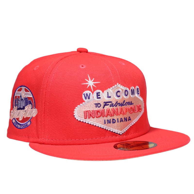 New Era Welcome to Indianapolis  Indy Hangtime City Lava 59FIFTY Fitted Hat