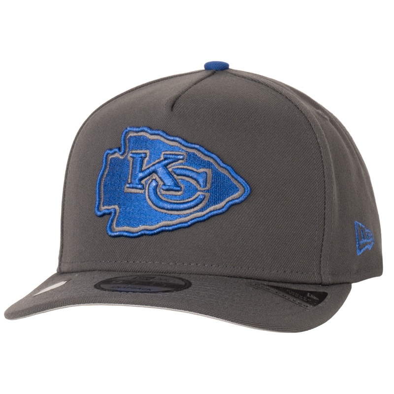 NFL Kansas City Chiefs New Era Azurite 9FIFTY A-Frame Snapback Hat – Graphite